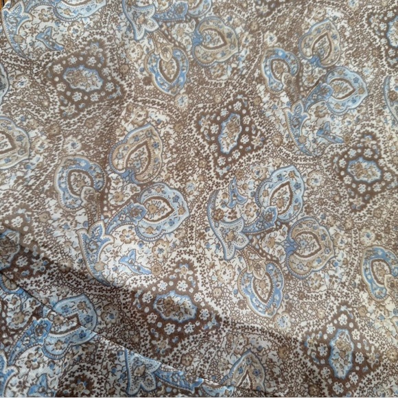 Vintage Exact Change brown paisley midi skirt size S - Picture 2 of 5